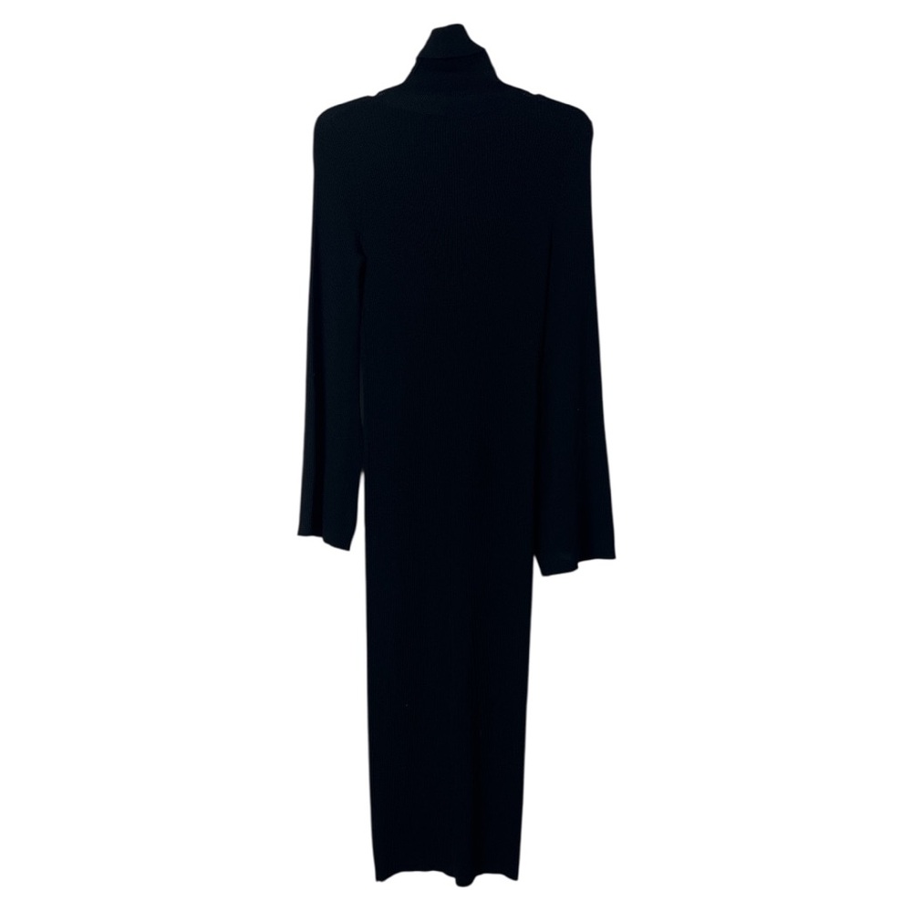ZARA split bell sleeve ribbed knit, turtleneck dress size‎ small